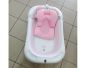 Silicone folding baby bath tub - pink