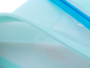 Silicone food bag - blue