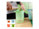 Silicone food bag - green