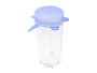 Silicone food covers (universal) 6 pcs - blue