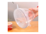 Silicone food covers (universal) 6 pcs - white