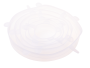 Silicone food covers (universal) 6 pcs - white