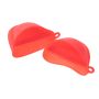 Silicone kitchen gloves / clamp / gripper (2 pieces) - orange