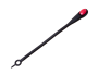 Silicone laces 14 pcs - black - red
