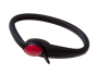 Silicone laces 14 pcs - black - red