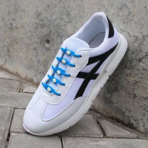 Silicone laces 14 pcs - dark blue