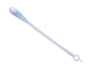 Silicone laces 14 pcs - light blue