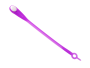 Silicone laces 14 pcs - purple