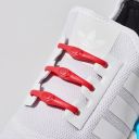 Silicone laces 14 pcs - red