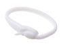 Silicone laces 14 pcs - white