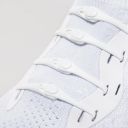 Silicone laces 14 pcs - white