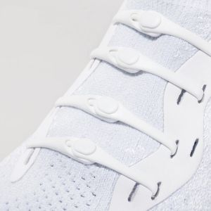 Silicone laces 14 pcs - white