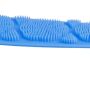 Silicone massager for washing the back, legs, feet - blue