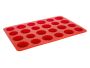 Silicone mold for 24 muffins