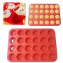 Silicone muffin, mold for 12 pieces
