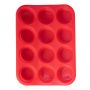 Silicone muffin, mold for 12 pieces