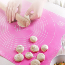 Silicone table, mat with graduation - pink 64x45 cm