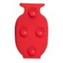 Silicone vase on the wall - pink
