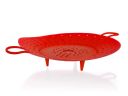Silikonowy durszlak 29,5x21,5x5cm Culinaria Red