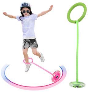 Skakanka / hula hop na nogę- zielona