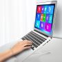 Składana podstawka do laptopa — biała