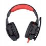 Słuchawki gamingowe REAL-EL GDX-8000 VIBRATION SURROUND 7.1 BACKLIT (black/red, z wbudowanym mikrofonem)