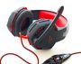 Słuchawki gamingowe REAL-EL GDX-8000 VIBRATION SURROUND 7.1 BACKLIT (black/red, z wbudowanym mikrofonem)