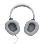 Słuchawki JBL QUANTUM 100 (białe, przewodowe, nauszne, gamingowe)