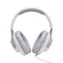 Słuchawki JBL QUANTUM 100 (białe, przewodowe, nauszne, gamingowe)