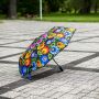 Small automatic umbrella FOLKSTAR Łowicka black