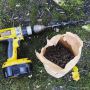 Soil drill for a winch - 30x8