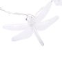 Solar LED decorative lamps in the shape of a dragonfly - warm color