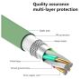SOMOSTEL KABEL USB MICRO 3A SOMOSTEL FIOLETOWY 3100MAH QUICK CHARGER 1.2M POWERLINE SMS-BP06 MACARON SMS-BP06 F