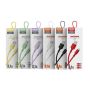 SOMOSTEL KABEL USB MICRO 3A SOMOSTEL ZIELONY 3100MAH QUICK CHARGER 1.2M POWERLINE SMS-BP06 MACARON SMS-BP06 ZIELONY