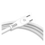 SOMOSTEL KABEL USB TYP-C 3.1A BIAŁY 3100MAH QUICK CHARGER QC 3.0 1.2M POWERLINE SMS-BT09 ECL SMS-BT09 B