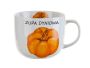 Soup cup with the inscription Pumpkin Soup, 730ml