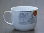 Soup cup with the inscription Pumpkin Soup, 730ml