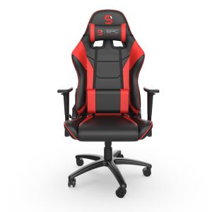 SPC Gear SR300 V2 RD PC gaming chair Padded seat Black, Red