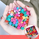 Spinki żabki do włosów – kwiatek