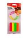 Spiral candles NEON 24+12pcs