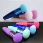 Sponge, mushroom-shaped makeup blender - blue