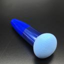 Sponge, mushroom-shaped makeup blender - blue