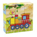 Stacking cubes for children "Vehicles"
