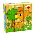 Stacking cubes for children "Wild Animals"