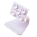 Stand for phone / tablet with suction cups - white