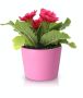Standardowa doniczka / donica z ceramiki nieszkliwionej - jasny fiolet - kolekcja PRIMROSE
