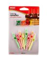Star candles 8+8pcs