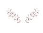  Star earrings - silver