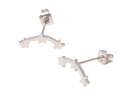 Star earrings - silver