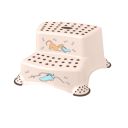 Step stool - double step DOG 40 x 37 x 21 cm
